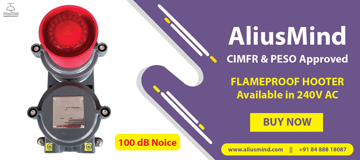 Flameproof Hooter 240V AC with Flasher